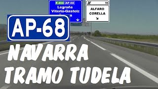 AP-68 Navarra , Autopista Vasco-Aragonesa , Tramo: Tudela / AP-68 Motorway , Navarra , Spain