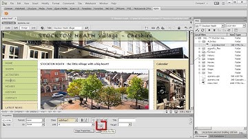 Adobe Dreamweaver Training (Linking to Internal Pages) Part 31 of 51