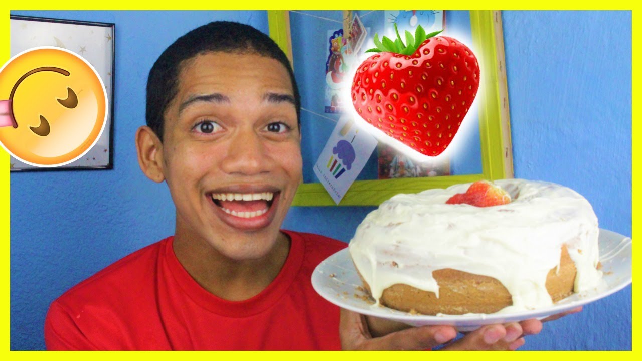 BOLO SURPRESA DE MORANGO