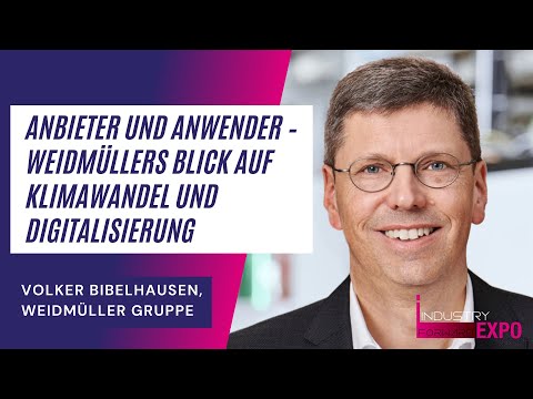 Anbieter und Anwender - Blick auf Klimawandel & Digitalisierung, Weidmüller, INDUSTRY.forward EXPO21