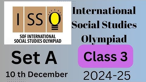 #FavFive | SOF International Social Studies Olympiad Class 3 Set A 2024-25 | #isso | #class3
