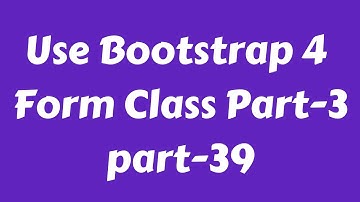 Web Design Beginners Tutorial 2020 Bootstrap 4 Form 3 Part 39