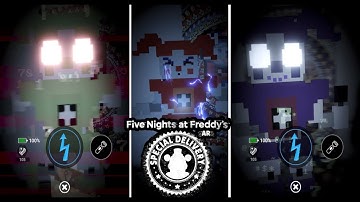 8-Bit Baby With Springtrap CPU FINALLY Defeated!!! || FNaF AR: Special Delivery