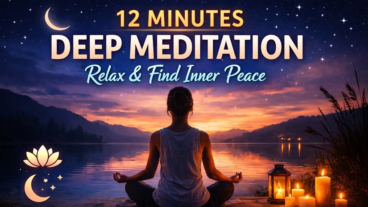 12 Minutes Deep Meditation Music 🧘‍♂️ | Relaxing Music for Stress Relief & Inner Peace
