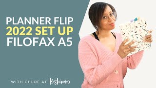 Filofax A5 Organiser, Planner Setup for 2022 & Flip Through