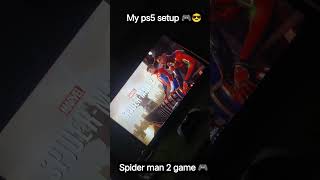 my ps5 setup 🎮😎 #ps5 #gaming #spiderman