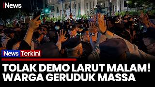 Ricuh! Warga vs Pendemo Saling Dorong di Sudirman Yogyakarta, Polisi Bubarkan Massa | iNews Terkini