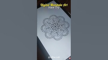 Mandala art using IBIS PAINT