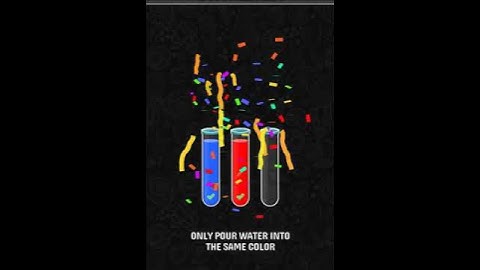 Color Water Sort 3D level 1 | Gameplay Mobile Games #shorts