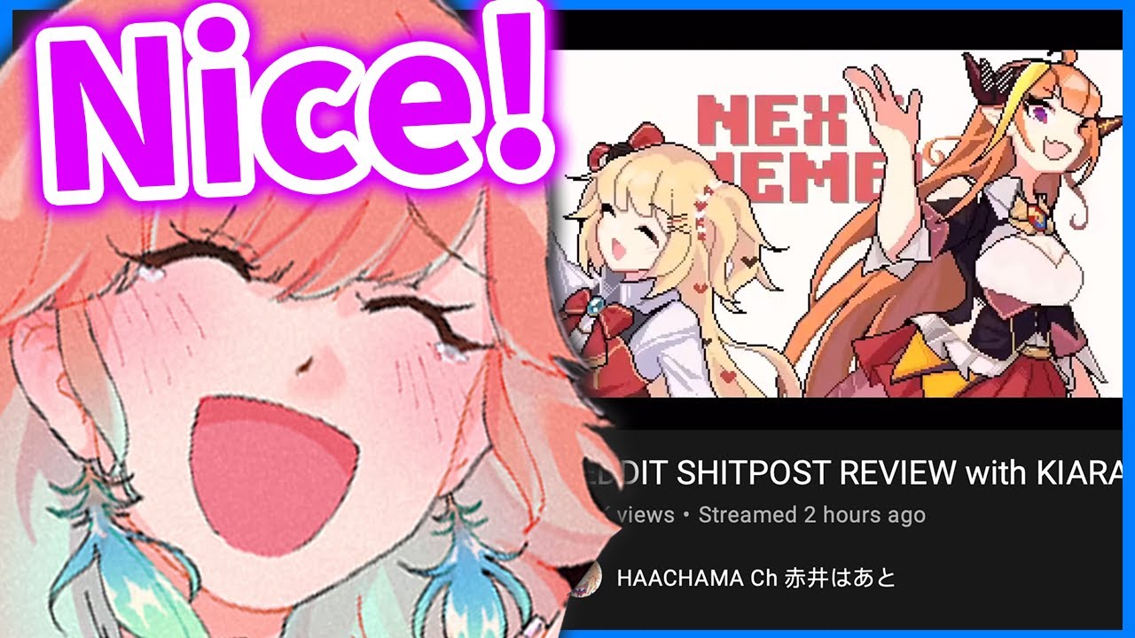 Kiara accidentally Reacts to Haachama using Kiryu Coco's Old BGM【Takanashi Kiara / HololiveEN】