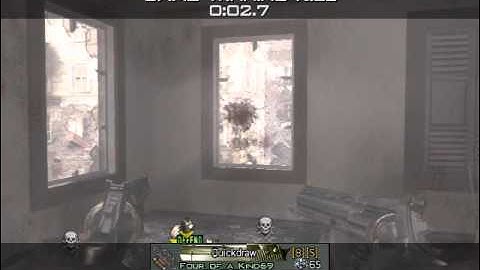 COD MW3 Quad kill feed 44. Magnum akimbo triple kill game winning kill