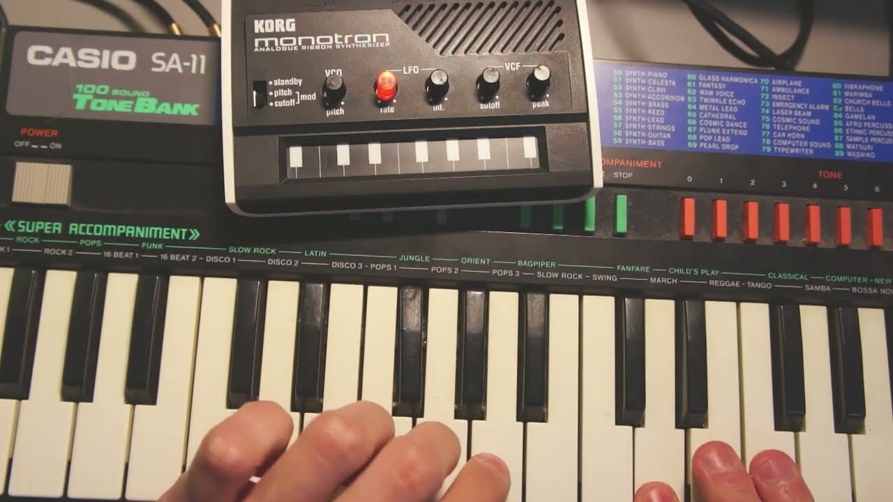 Korg Monotron dreamy melody with diy cv/gate controller / Jamuary 2023 Day 17 