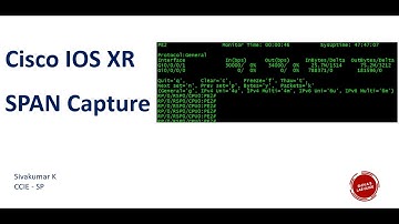 How to do SPAN Capture on IOS XR Routers