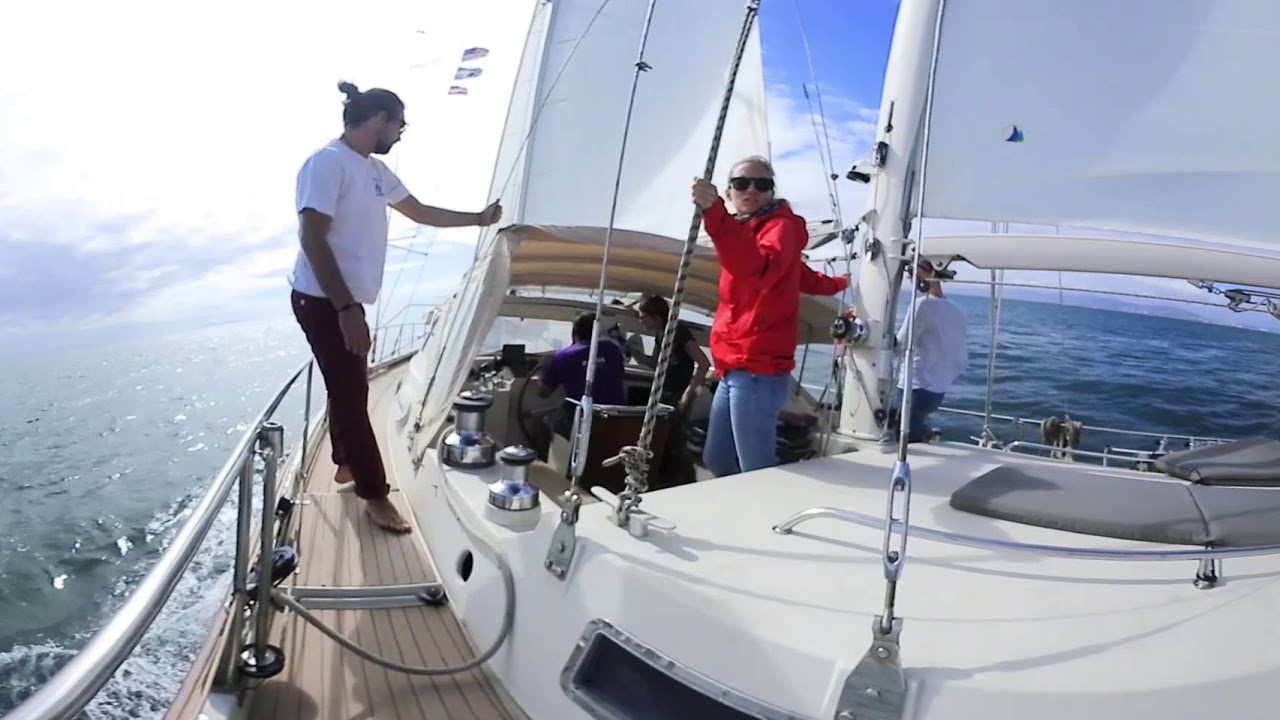 Delos Shakedown Cruise Leaving Cape Town Sailing in 360 by SV Delos