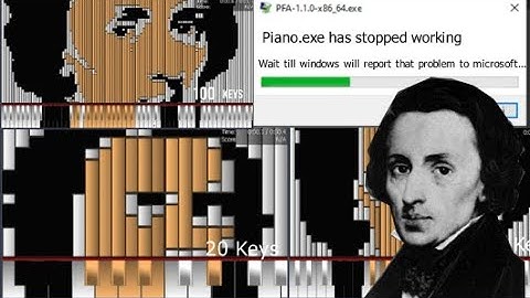 Chopin Midi Art but played in 10, 20, 50, 100, 128 and 255 Keys!