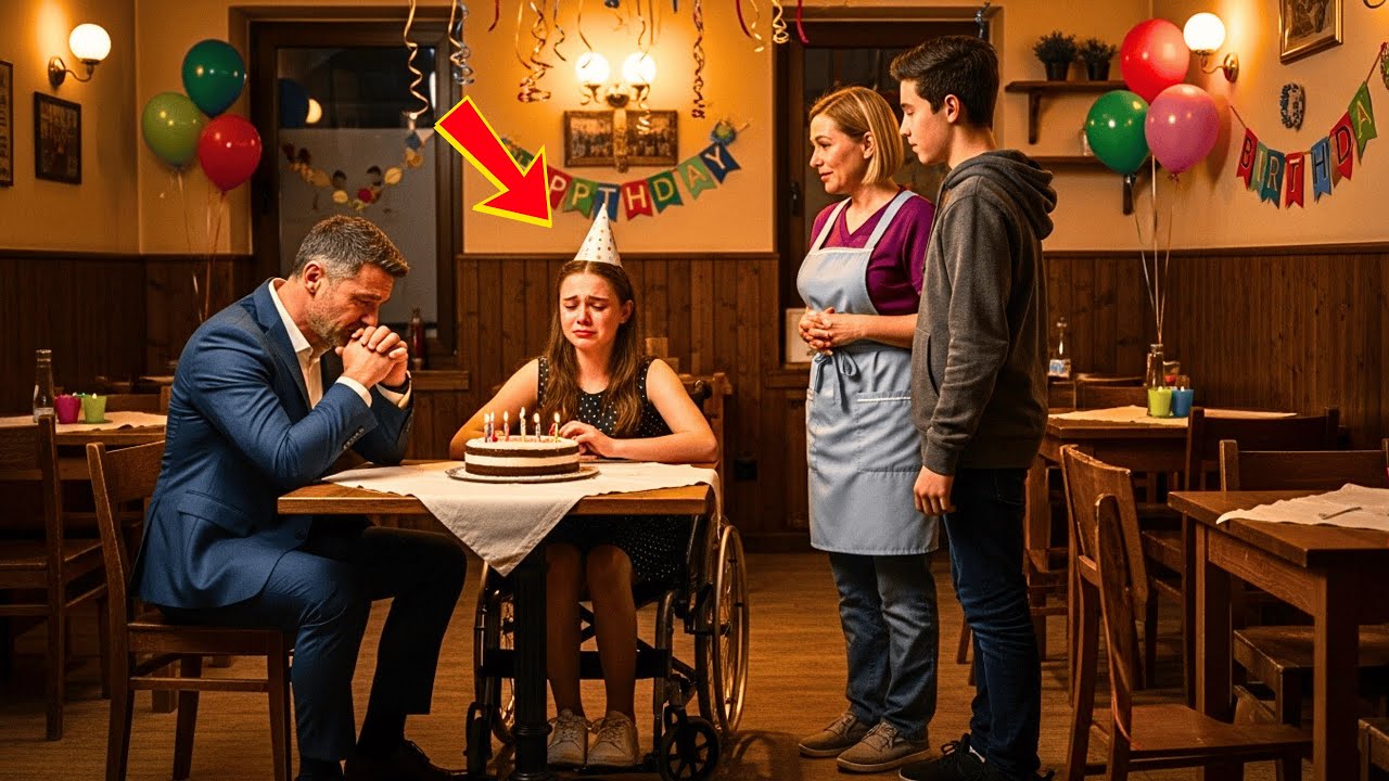 Nitko nije došao na rođendan paralizirane kćeri CEO… samohrana majka čistačica pitala da se pridruži