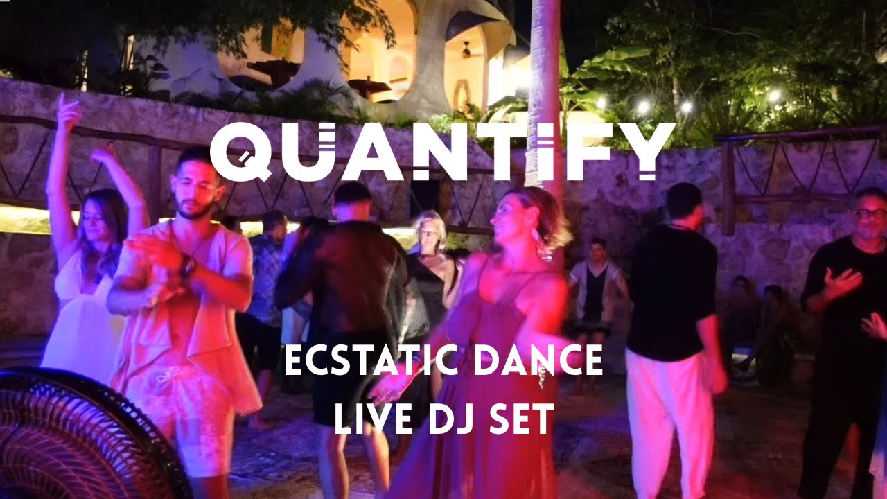 Ecstatic Dance House Music Mix in Tulum Jungle | Live DJ Set | Quantify