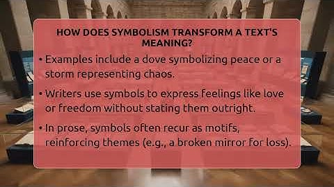 How Does Symbolism Transform A Text