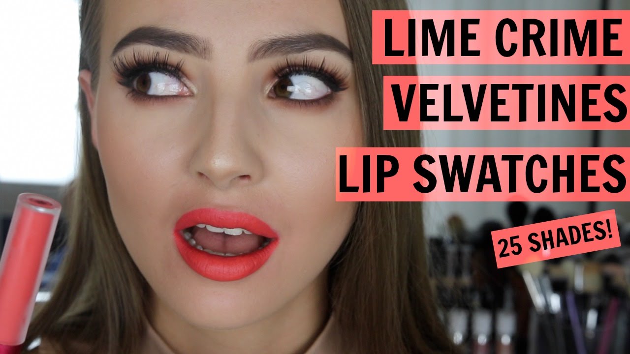 video LIME CRIME Velvetines Liquid Matte Lipstick