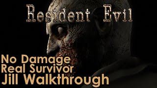 Resident Evil Remaster Jill Walkthrough [No Damage]