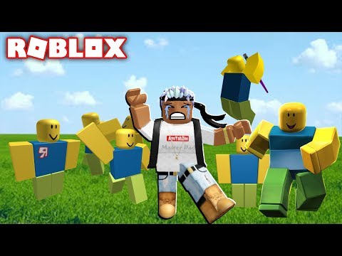 Survive The Noob Invasion In Roblox Youtube - sale noob invasion roblox