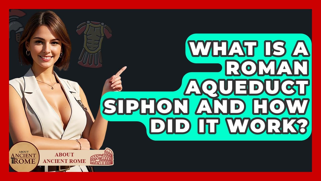 What Is A Roman Aqueduct Siphon And How Did It Work? - All About Rome