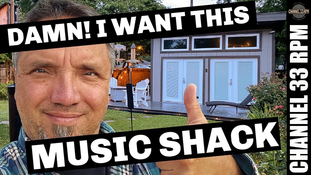 Посетите эту мужскую пещеру на заднем дворе — для музыки, фильмов и работы | VINYL DENS