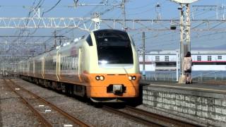 2/21 E653系1000番台新ニイU-104編成 ほくほく十日町雪まつり号