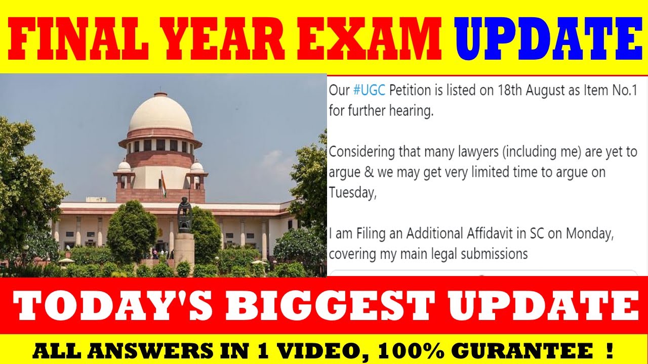 TODAY'S SUPREME COURT FINAL YEAR EXAM BIGGEST UPDATE | 