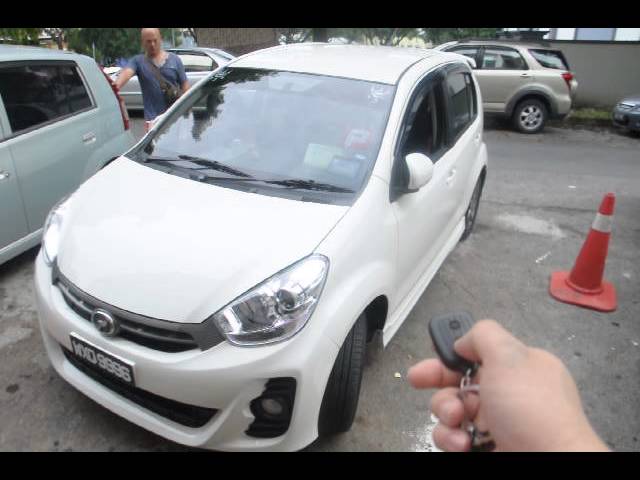 Perodua Myvi 2013 Side Mirror Auto Fold Oem Buzzer With Foot Brake Lock Youtube