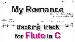 My Romance - Backing Track with Sheet Music for Flute in C