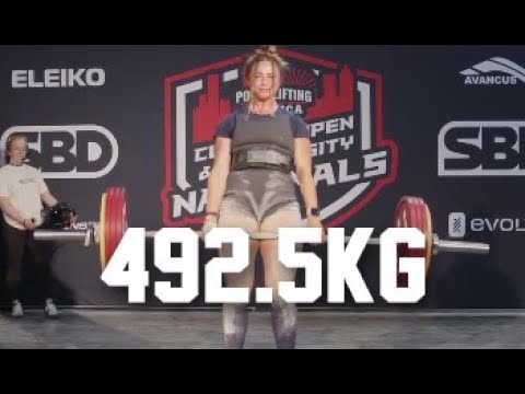 Aliza Tessler 492,5kg Total 84kg Class | Powerlifting America Nationals
