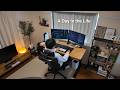 Day Off Living Alone in Japan | Coding, Gym Workout, Video Editing & Drinks with Friends