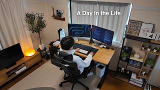Day Off Living Alone in Japan | Coding, Gym Workout, Video Editing & Drinks with Friends