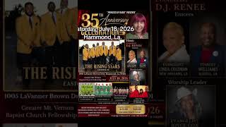 The Princess of Radio 35th  Outreach Ministry Celebration with a gospel concert. #risingstars/others