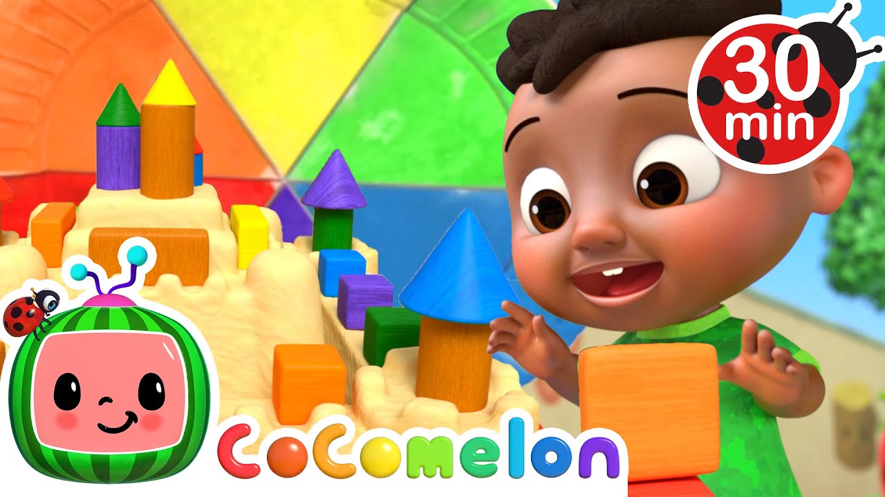 Cody's Rainbow Colors Playtime Song | CoComelon Nursery Rhymes & Kids ...