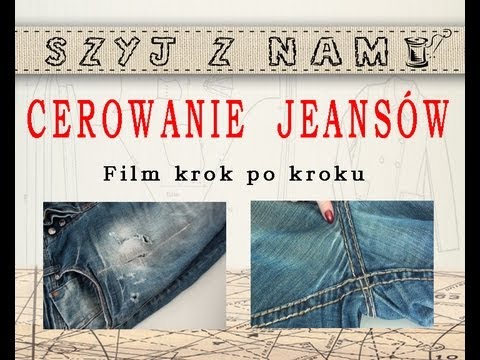 Cerowanie jeansów Szycie krok po kroku dla początkujących