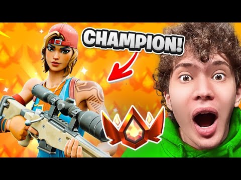 The Match That GOT ME into CHAMPION LEAGUE! Fortnite ITA