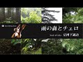 雨の森と心に沁みるチェロ 信州下諏訪（自然映像とBGM/心身浄化・癒し/作業用BGM）sound of cello