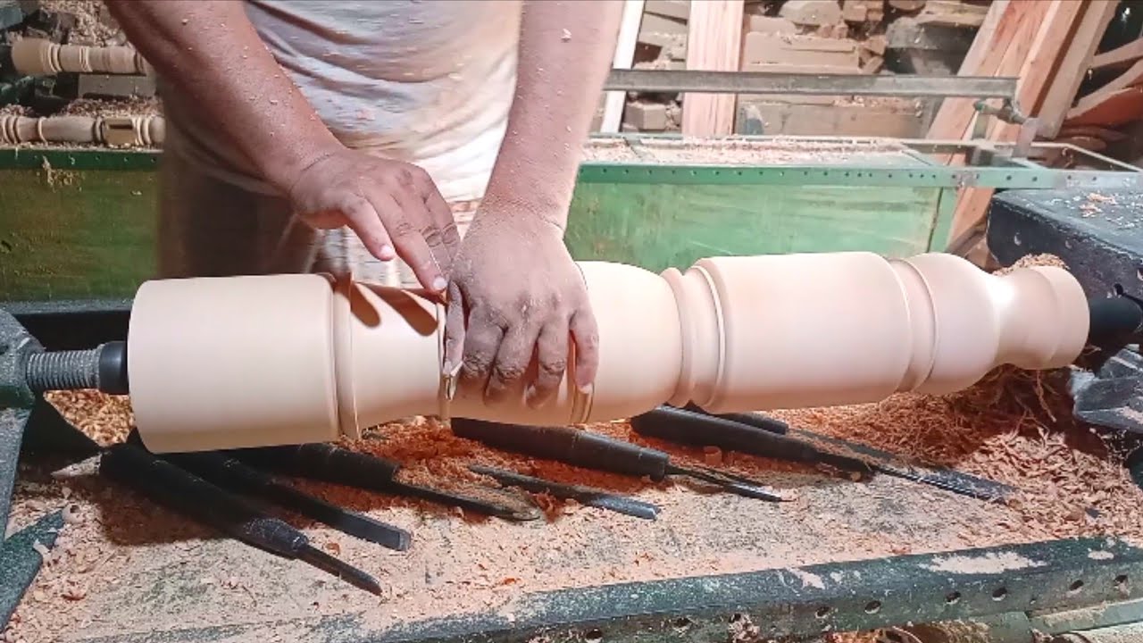Quickly wood turning idea - wooden dining table leg design - wood work every day (Part=63)