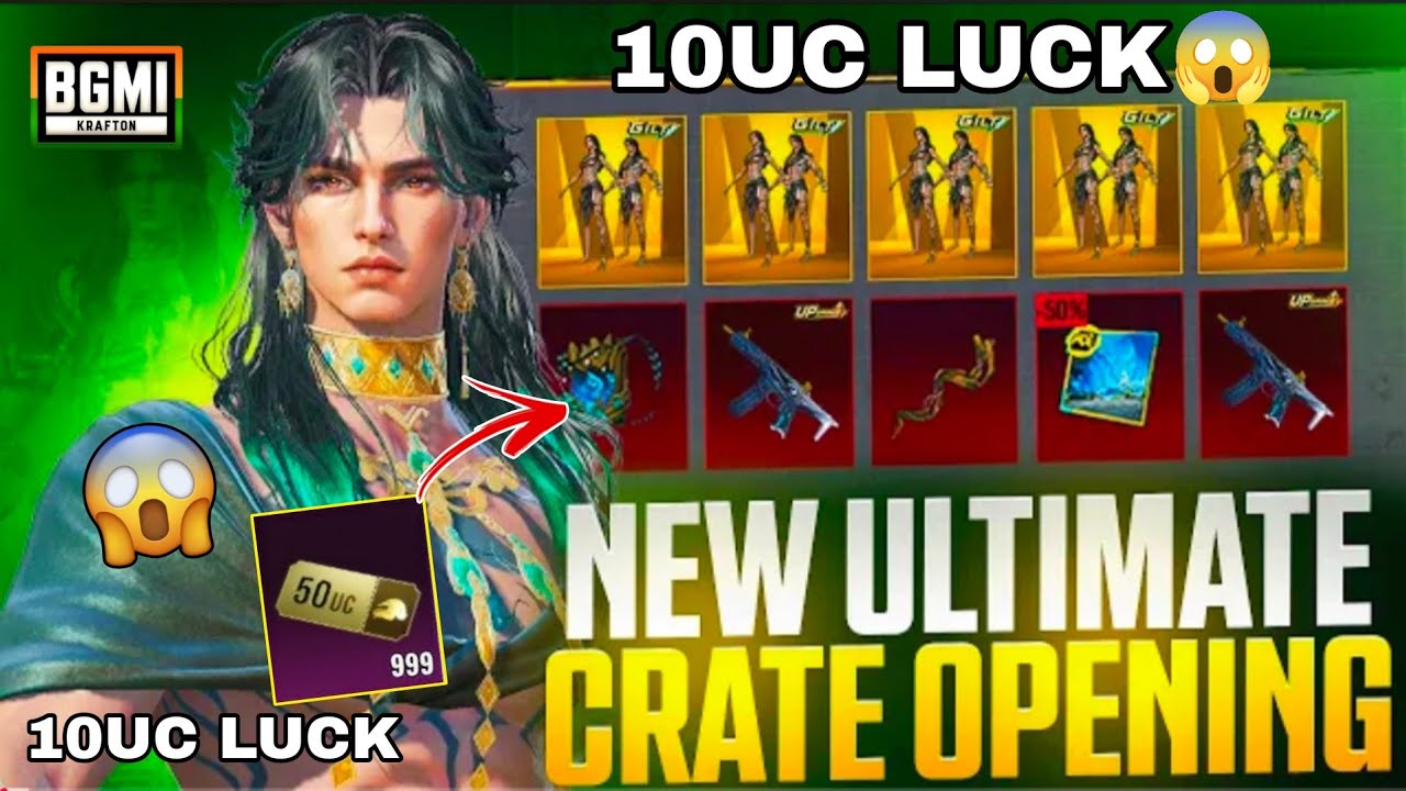 10UC Luck😱 New Ultimate Set Crate Opening | New Honey Badger Skin 10 UC Crate Opening😍
