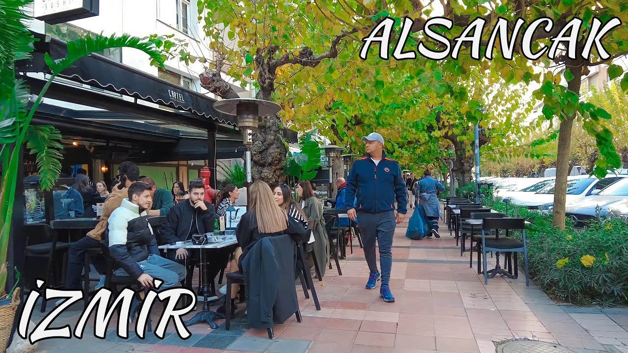Izmir, तुर्किये | alsancak | पैदल यात्रा 4K