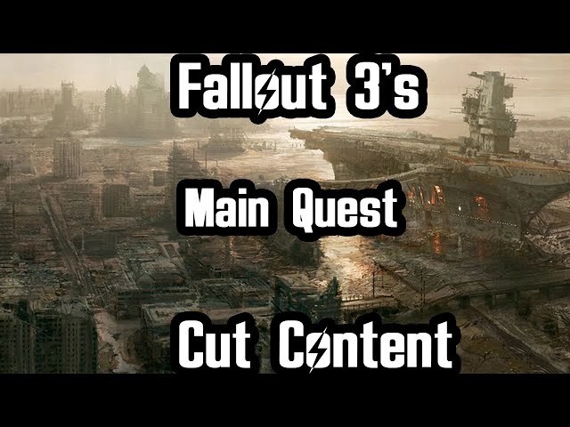 Fallout 3's Development and Cut Content, by Vaughan