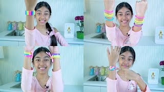 4 Diy Gelang Cantik Dari Sedotan Plastik - Amazing 4 Diy Bracelets With Drinking Straws