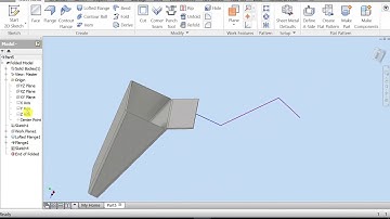Solid Modelling using Inventor : Lecture#7.4 (Sheet Metal Introduction II )