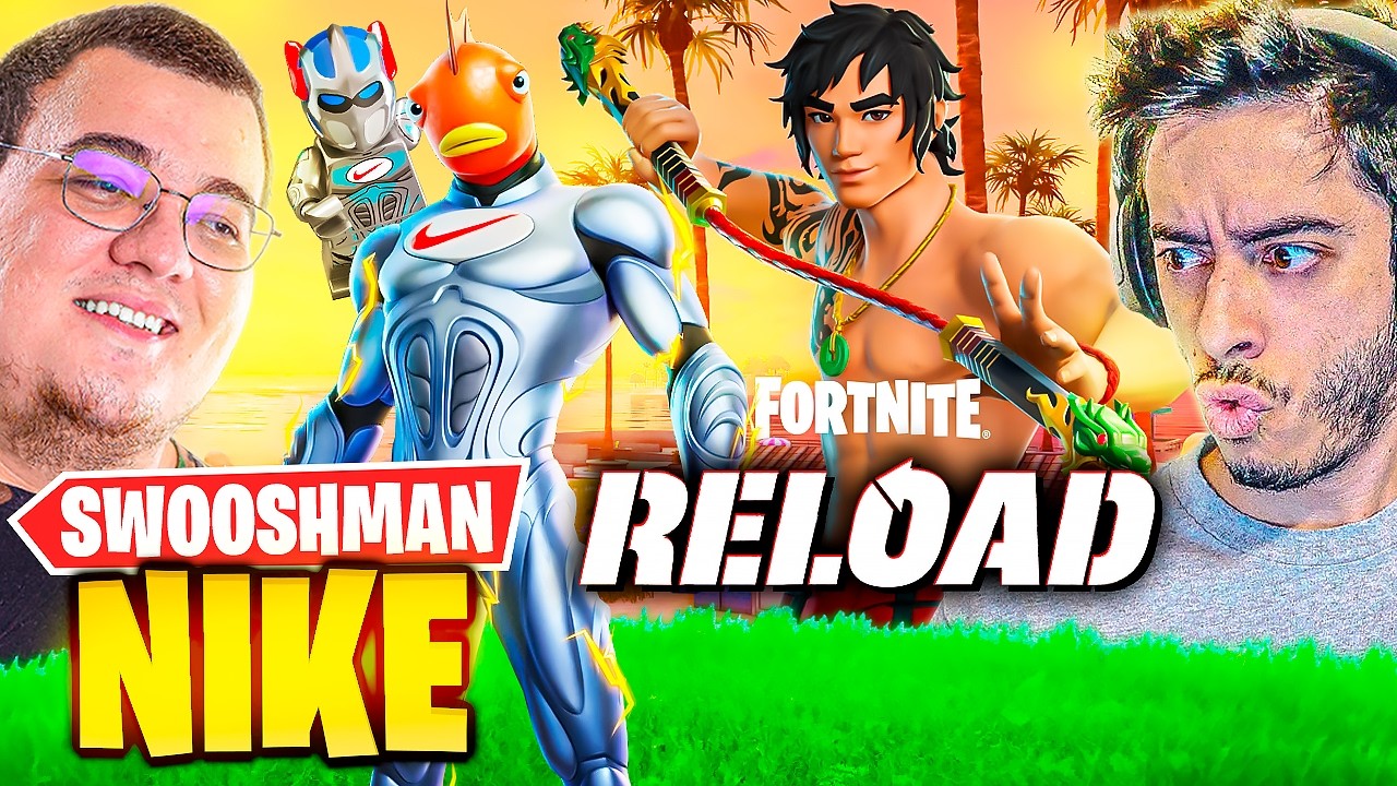 NOVA SKIN DO PEIXOTO NIKE + DUO PATRIOTA INSANO NO RELOAD RANQUEADO!