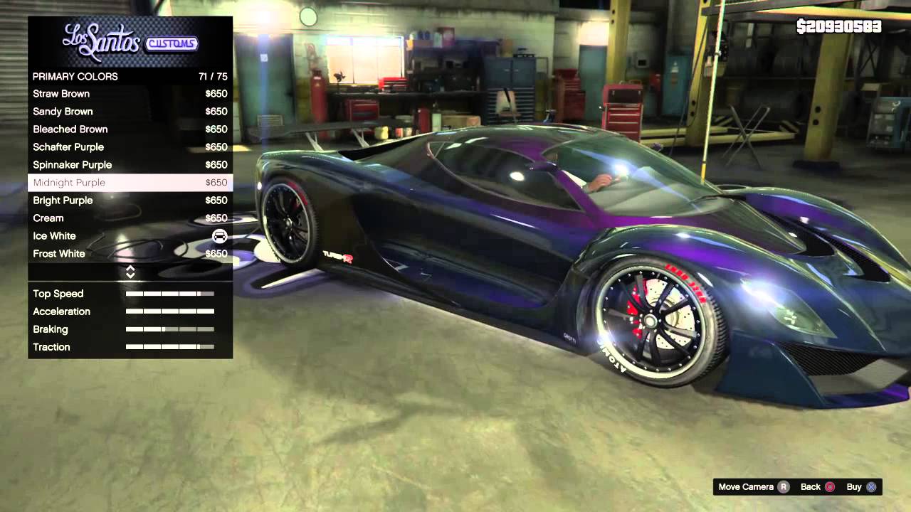 Grand Theft Auto V Turismo R customized - YouTube