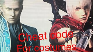 Devil may cry 3 special edition how to unlock all suits cheat code works on ps4 and ps3