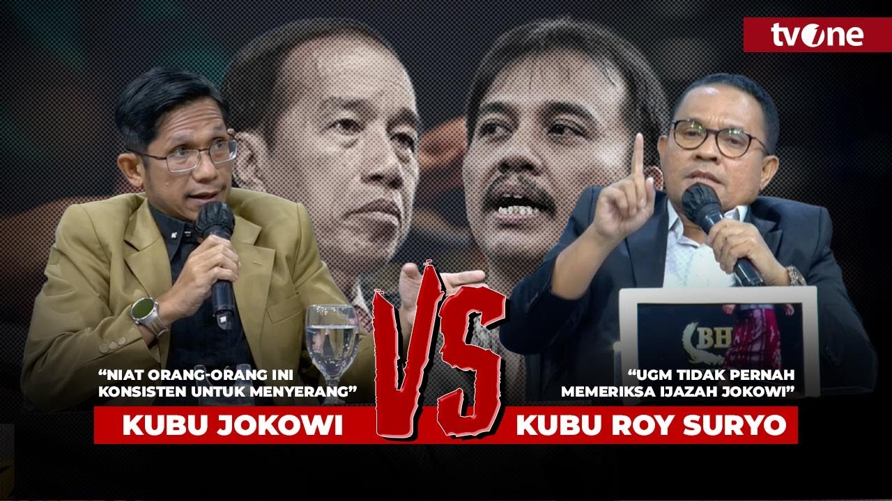 DEBAT! Kubu Roy Suryo vs Kubu Jokowi soal Penyataan Ijazah Jokowi Asli dari UGM | Catatan Demokrasi