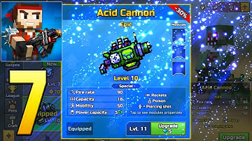 Pixel Gun 3D - Gameplay Walkthrough Part 7 - Acid Cannon